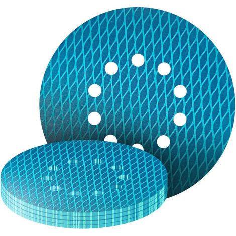 Schleifpapier 225mm Klett 10Loch Korn240 Exzenterschleifer 20Stk P240 (1/5)
