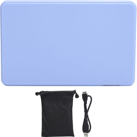 Disque dur externe USB 3.0 2.5 pouces portable 320 Go bleu, accessoire informatique HDD mobile (1/5)