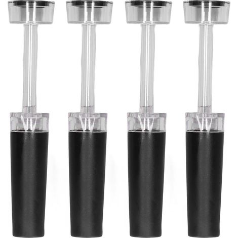 Bouchon de vin sous vide, 4 pièces, ralentit l'oxydation, garde la fraîcheur, étanche, bouteille réutilisable Durable (1/5)