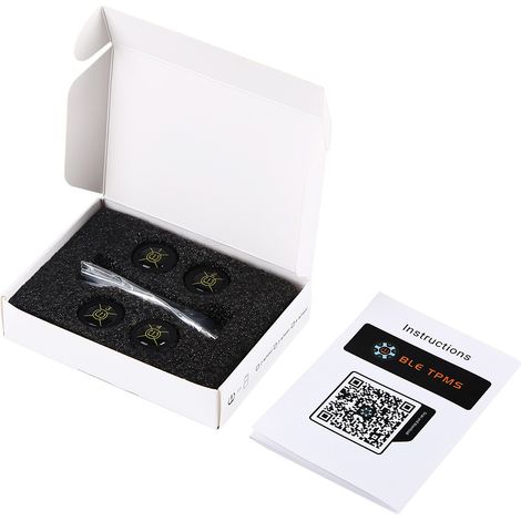 Capteur TPMS Bluetooth pour Voiture, Surveillance Pression Pneus & Température, Alarme Sécurité, Compatible Smartphone, Haute Précision-Alovez-WCY (1/3)