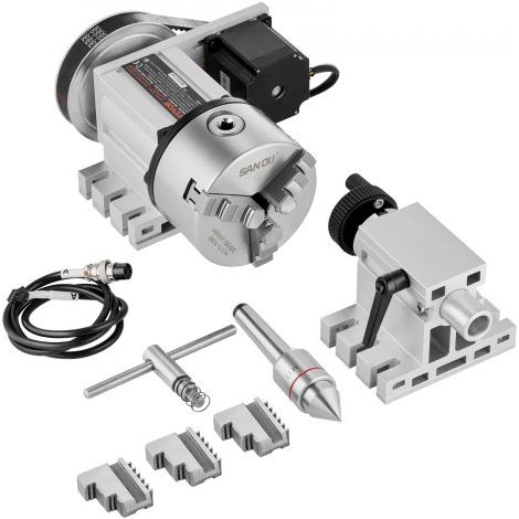 Testa Divisoria, Mandrino a 3 Griffe K11-100mm, Divisore 3 Griffe (1/5)