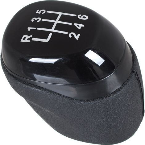 Pomo de cambio de marchas Renault Megane IV 2015 - NEGRO 6 VELOCIDADES (1/5)