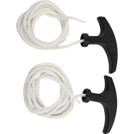 Lot de 2 cordons de démarrage de 950 mm pour 49 cc pour mini moto pour quad rotavateur générateur avec prise en main confortable (1/5)