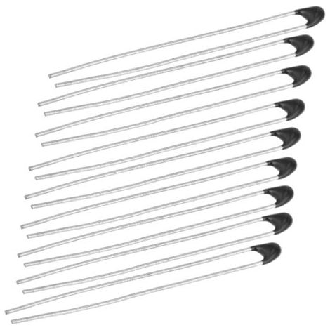DEESSE SHOP-Thermistance 10 Pièces MF52 Capteur de Température Haute Précision Câble de 30 Mm, Valeur de Résistance 5k, 100k, Petite Taille pour Mesurer les Températures Difficiles à. (1/5)