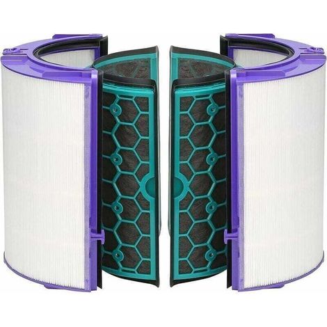 Glas-HEPA-Filter und interner Aktivkohlefilter Dyson DP04 HP04 TP04 Pure Cool™-Crezuo