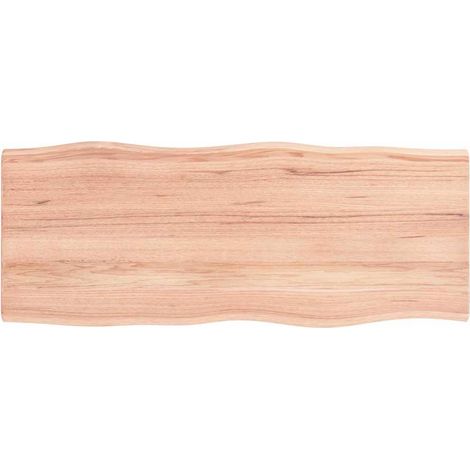 Dessus de table Dessus de bureau Plateau de table bois chêne massif traité bordure assortie