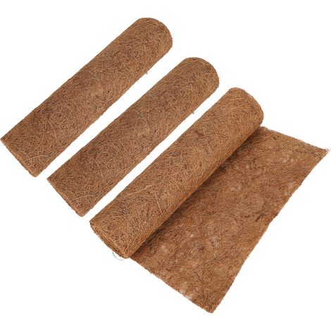 Tapis en noix de coco robuste et épais, idéal pour la décoration de jardin, l'isolation des pots de fleurs, les paniers et les coussins pour animaux. (1/5)