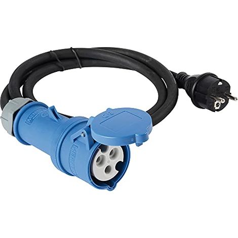 Adaptateur électrique herthbuss 51307050 compact dimensions 20,5x20,4 cm