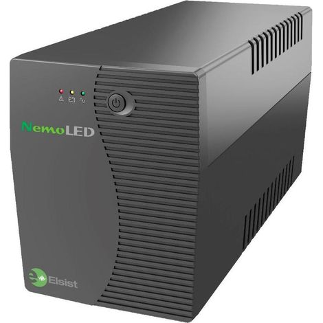 Elsist NemoLED 120 Unterbrechungsfreie Stromversorgung (USV) 0,65 kVA 480 W 2 AC-Ausgänge