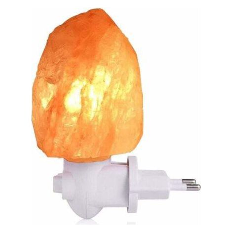Veilleuse Nazalus en promotion 10W, lampe de sel de l'Himalaya en cristal naturel 400g [Classe énergétique A+] (1/5)
