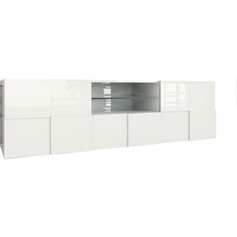 Porta TV BRAMON bianco (1/4)