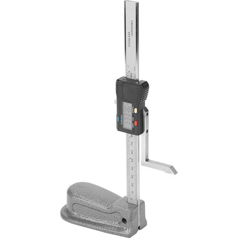 Digitales Präzisions-Höhen-/Tiefenmessgerät (0–150 mm) mit Edelstahlfuß (1/5)