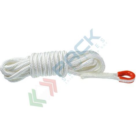 Corda statica 10 metri | White