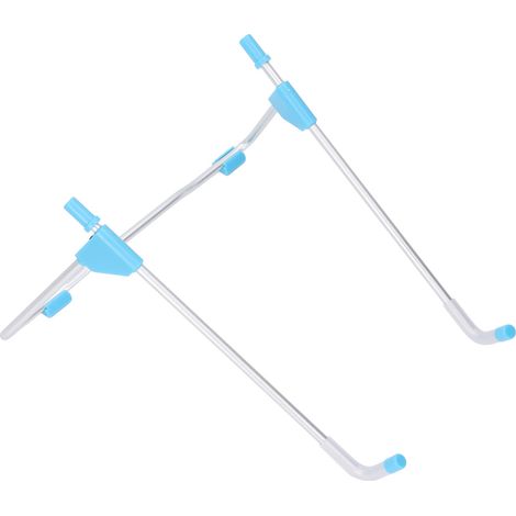 Support d'ordinateur portable pliable bleu, réglage multi-angle, antidérapant et portable pour tablette (1/5)