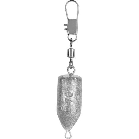 Plomb De Pêche En Forme De Balle - 70g - Avec Anneau De Connexion Soudé - Pour Pêche Au Fond (1/5)