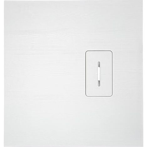 Receveur de douche Lendou 800 x 35 x 800 mm avec structure en bois fonte minérale blanc mat, écoul. 90 mm (1/2)