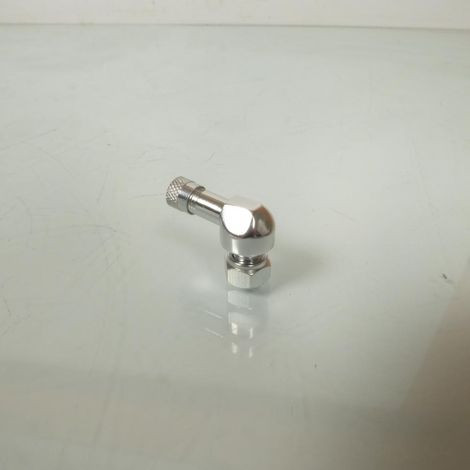 Valve coudée TV25AL Ø8.3mm en alu pour jante tubeless de moto (1/5)