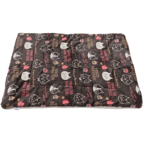 Couverture pour animaux de compagnie en flanelle, laine d'agneau, douce et chaude, motif mignon, housse de meubles pour chien, chiot, chat, 70x55cm. (1/5)