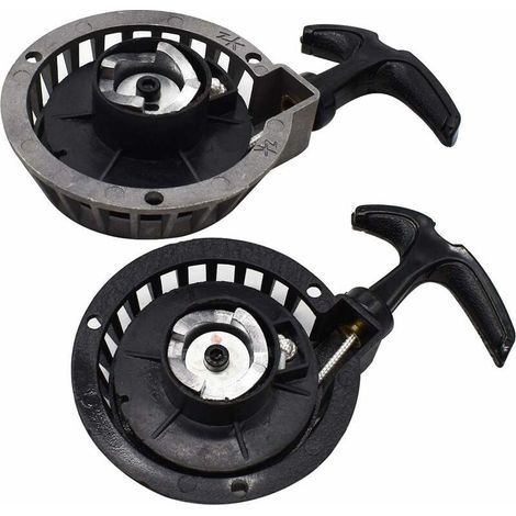 Arrancador de fácil tracción, Tianer 2 piezas Mini arrancador de tracción de aleación Arrancador de fácil tracción para minimotos, quads y scooters de 2 tiempos y 49 cc (1/5)