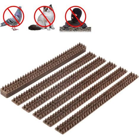 Pack of 10 ALOVEZ Anti-Climbing Spikes, 10 Strips of 50 cm (1/4)