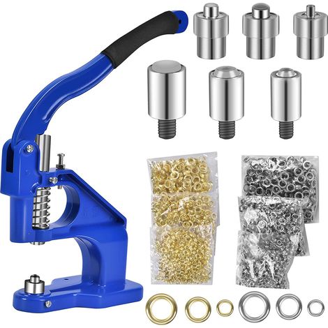 [JAMAIS UTILISÉ]Kit de presse manuelle professionnelle pour œillets métalliques, idéale pour la pose de bannières, panneaux et affiches.