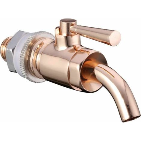 VURAHOME – 12-mm-Metall-Weinfass-Zapfhahn, Holzfass-Zapfhahn, Kaffeesaft-Zapfhahn (Farbe zufällig) (1/5)