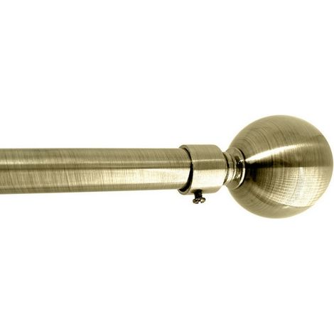 Utilia BASTONE PER TENDE GLOBO Estensibile cm. 71ÃƒÂƒÃ‚Â·122 col. Oro antico