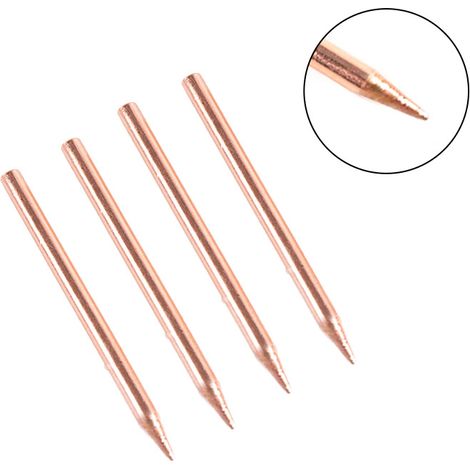 Imported 3mm copper-alumina electrode head, 18650 battery-powered double-headed spot welding needle, spot welding machine needle (one piece) (1/5)