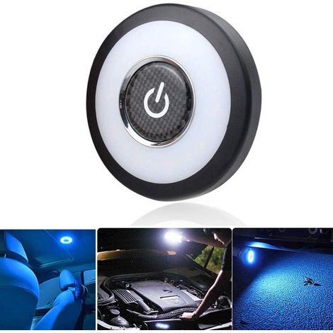Dreifarbige LED-Auto-Nachtlichter, Kofferraumlichter, Leselampen, magnetisch