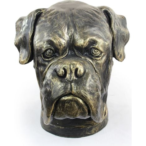 Boxer, Boxer II - urne funéraire pour chien, buste de chien, grande tête de chien pour le jardin par Art-Dog (1/5)