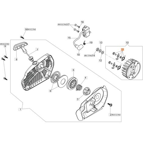 Kit arpioncino ORIGINALE OLEOMAC per motosega GST 360 50270263