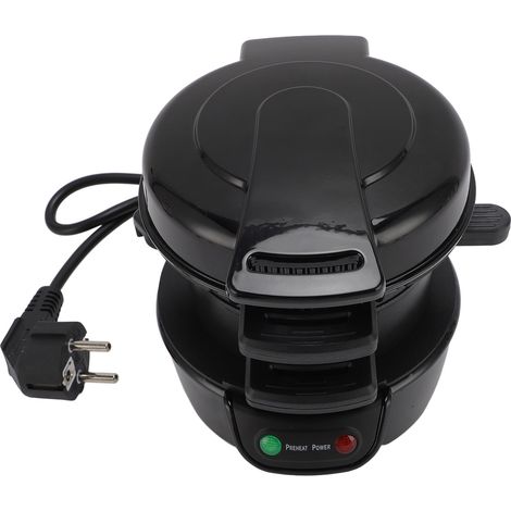 Cuiseur à steak 3 en 1 pour petit-déjeuner, hamburger, sandwich, pour la maison, contrle automatique de la température, passe au lave-vaisselle, prise UE noire, 220 V (1/5)