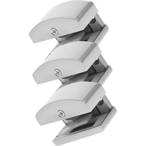 3 pièces guide de sol pour porte coulissante, alliage d'aluminium (1/5)