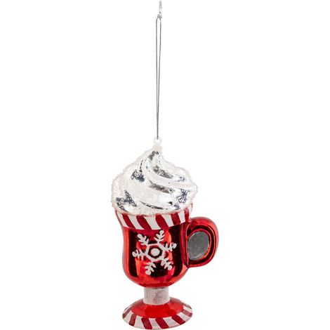 Soggetto in vetro cioccolato h.12cm rosso - Atmosphera créateur d'intérieur