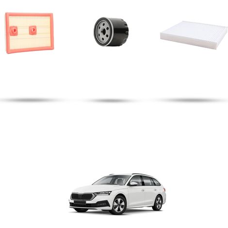 Kit tagliando 3 filtri compatibile con Skoda Octavia IV 1.4 TSI 180kw  Dal 2020 (1/5)