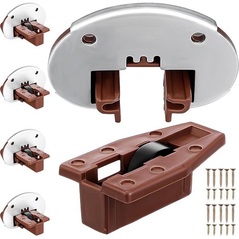 Kit de réparation pour glissières tiroir, guide en plastique et métal, (1/5)
