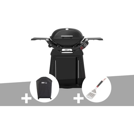 Barbecue à gaz Q 2800N+ Chariot noir + Housse + Spatule - Weber (1/5)