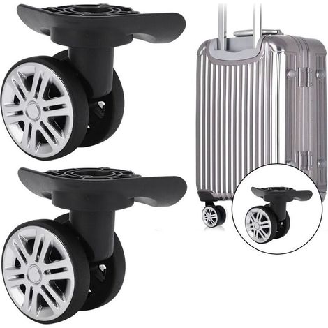 1 Pair Suitcase Swivel Wheels Replacement A19 Casters, Suitcase Travel Case Wheel Accessories (1/5)