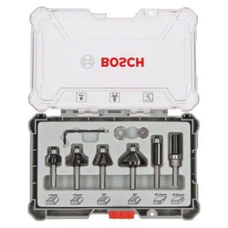 Bosch 2 607 017 470 fresa Set di frese 6 pezzo/i