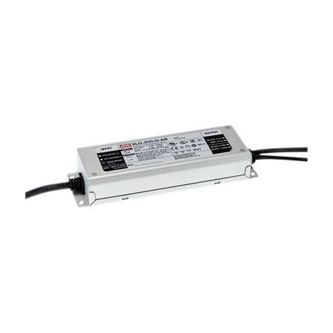 MEAN WELL XLG-200-L-A DRIVER DE LED À PUISSANCE CONSTANTE 200 W 350 - 1050 MA 142 - 285 V/DC HOMOLOGUÉ POUR LES MEUBLES, EXTÉRIE
