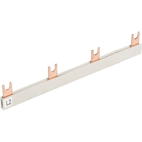Barra colectora de horquilla de 3 polos y 80 A, 16 mm² (12 módulos) BI3/16x12 607047