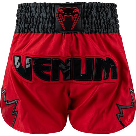 Venum Inferno Rot/Schwarz Muay Thai Shorts S