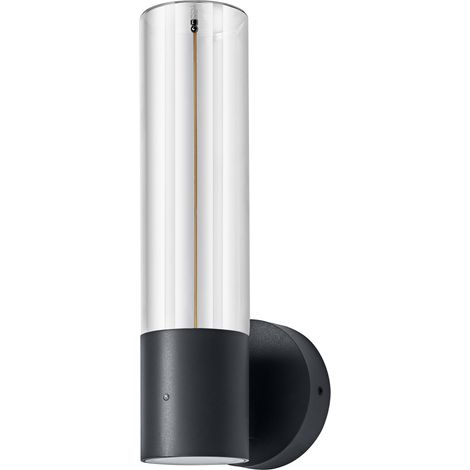 ENDURA® Decor Filament Wall Daylight Sensor 8W IP54 Dark Grey