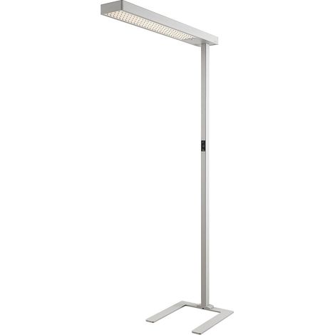 Arcchio Lámparas de pie para oficina 'Susi' en Gris Aluminio