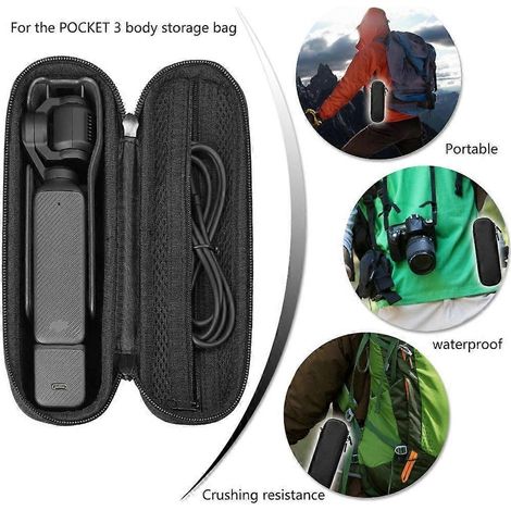 Sac de rangement portable antichoc pour voyage, étui de transport, organiseur de poche 3 (1/4)