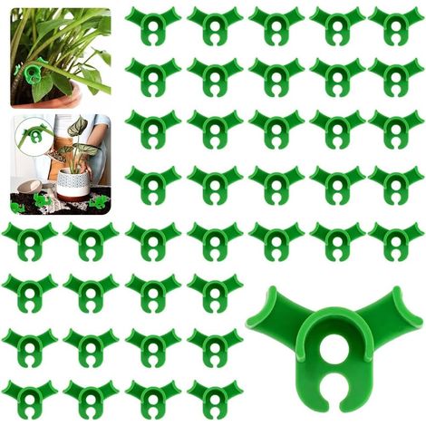 120 pièces de tuteurs pour plantes, clips de tuteurage, fixation pour plantes grimpantes, clips LST pour un soutien optimal des plantes à faible stress (1/5)