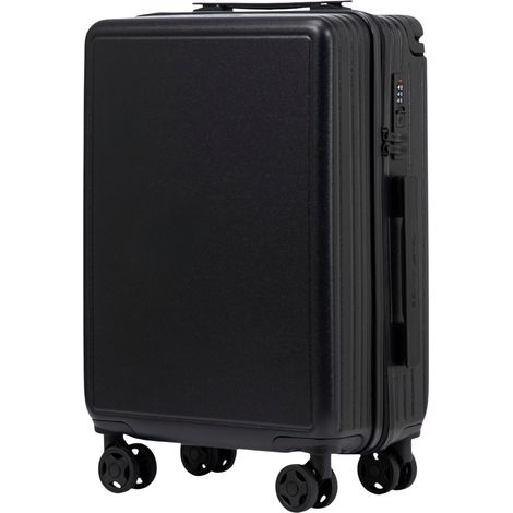 Maleta de cabina negra Wings Bunting ABS+ de 20 pulgadas