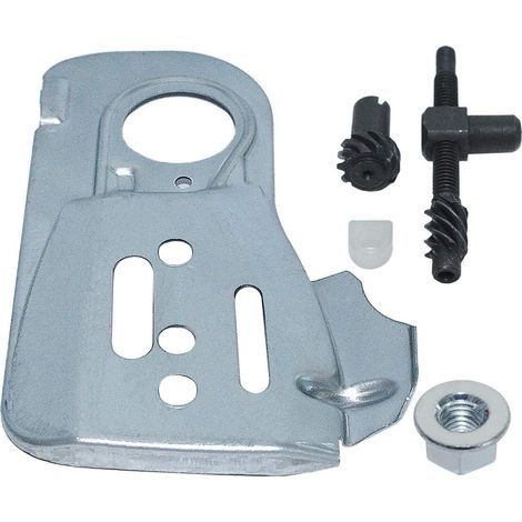 Kit tendeur de chaîne barre plaque écrou adapté aux tronçonneuses Husqvarna 445 450 575260403 544094001 (1/5)