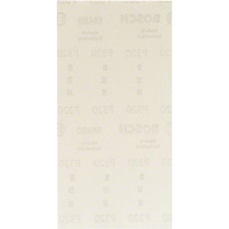 Bosch Schleifblatt M480 Net Best for Wood and Paint 115 x 230 mm 320 50 Stk (1/4)