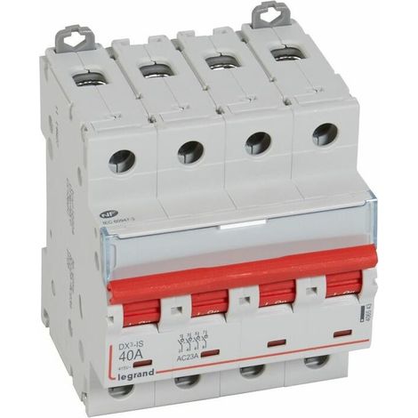 Legrand 406543 Head disconnect switch dx-is screw/screw Tripping 4P 400 v- 40a 4M